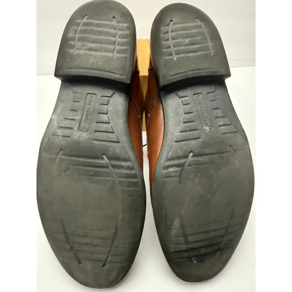 Bostonian Brown Leather Oxford Dress Shoes Flexible Lightweight Comfort Mens 12